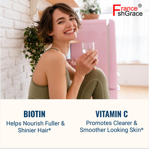 Cápsulas de Colágeno Hidrolizado de Alta Calidad con Vitamina C para Cabello, Piel y Uñas, Suplemento de Colágeno Múltiple - Product Image 6