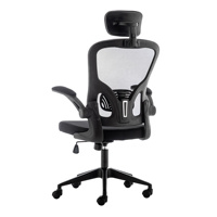 Anji Best-seller en usine Chaise en maille Vente en gros Chaises de bureau Chaise en maille bon marché avec accoudoir rabattable