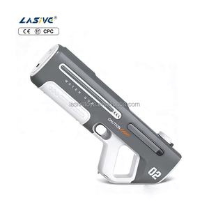 LASIVE TOYS Pistolet à eau électrique rechargeable de haute qualité, longue durée, puissant, à pulvérisation continue, 320 ml, pour les combats d'eau en plein air - Product Image 1