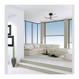 Cửa sổ hợp kim nhôm khung hình vòng cung hình vòng cung lớn Trần đến sàn cửa sổ kính lớn với tầm nhìn rộng - Product Image 2