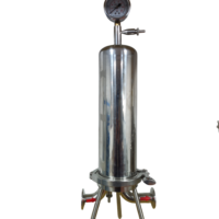 Filter Mikro Berpori Baja Tahan Karat Kelas Makanan, Saringan Kartrid Baja Tahan Karat, Elemen Filter Air, Mikrofilter