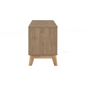 ตู้วางทีวี HIRADO สีโอ๊คธรรมชาติขายดี ขนาด 1.8 เมตร ขาไม้แข็งแรง ทนทาน เหมาะสำหรับห้องนั่งเล่นขนาดใหญ่ เพื่อความบันเทิงอย่างเต็มรูปแบบ - Product Image 4