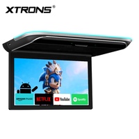 Monitor de Techo para Auto XTRONS de 15.6 Pulgadas con Android, Pantalla Táctil IPS 1920x1080, Plegable, con Sonido Superior y Entrada HD, Reproducción de Video 4K