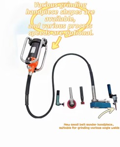 Máy mài góc điện đa chức năng công nghiệp, tốc độ biến thiên, máy chà nhám đai nhỏ trục linh hoạt, tay cầm cho mối hàn