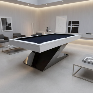 Mesa de Billar Multifuncional de Lujo Moderna de la Más Alta Calidad para Uso Doméstico, 3 en 1, Convertible, de Madera Sólida, con Tablero de Comedor - Product Image 3