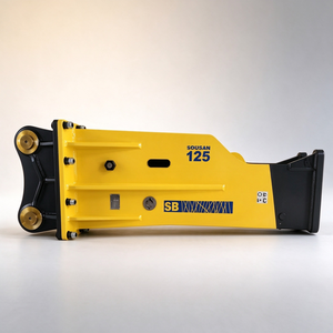 Martillo Hidráulico Tipo Caja SOOSAN SB125 para Excavadoras de 28-35 Toneladas, Demolición y Canteras - Product Image 1
