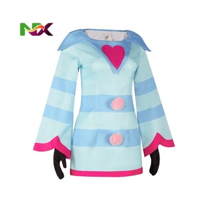 Costume Cosplay di Fizzarolli da Helluva <span class=keywords><strong>Boss</strong></span>, <span class=keywords><strong>Abito</strong></span> da Giullare per Halloween e Spettacoli - Product Image 2