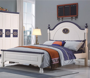 เตียงเด็กแบบใหม่ทันสมัย โครงไม้หุ้มเบาะสีชมพู เฟอร์นิเจอร์ห้องนอนสไตล์นุ่มนวล สำหรับเด็กหญิงและเด็กชาย ขายส่ง - Product Image 5