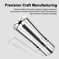 Collet de serrage à rappel SDC haute précision SDC12, mandrin de fraisage à ressort SUJ2 44-48HRC, excentricité de 0,005 mm pour mandrin d'usinage CNC