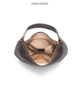 Bolsos de Mano para Mujer de Diseño Personalizado, Bolso Bandolera Tipo Hobo de Moda, Bolsos de Hombro de Cuero Genuino de Alta Calidad - Product Image 4