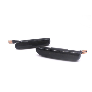 Feux de position latéraux séquentiels fumés ADT avec LED, couleur ambre, pour rétroviseurs latéraux de la Série 3 E46 - Product Image 1