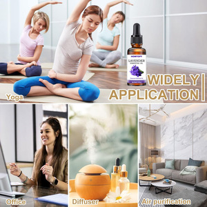 Oli Essenziali Puri di Lavanda Biologica Naturale, Olio Aromatico per Diffusore, Aiuta il Sonno, Olio Rilassante per Massaggi Corpo alla Lavanda - Product Image 3