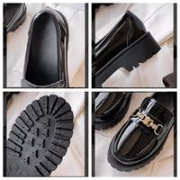Mocassins à Talons pour Femme, Nouvelles Collections 2025, Mode Printemps-Automne, Chaussures Richelieu en Cuir PU