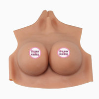 Prothèses mammaires en silicone réalistes, très grandes, taille G, E, super douces et confortables, pour cosplay homme-femme et travestissement.