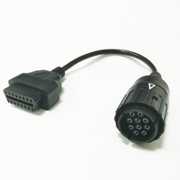 Ventas al por mayor 30cm OBD2 OBD II 16pin hembra a Motor adaptador motocicleta 10pin hembra Cable reemplazo para Motorrad BMW motocicletas