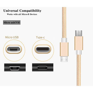 Cáp Sạc Nhanh <span class=keywords><strong>Usb</strong></span> Bện Nylon 1M Cantell Nhà Máy Bán Sỉ Cáp <span class=keywords><strong>Usb</strong></span> Cho Android - Product Image 4