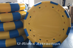 72 \ "4-Người Sợi Thủy Tinh Hồ Bơi Trượt Biểu Tượng Tùy Chỉnh Inflatable Công Viên Nước Float Bè Với Mềm Pad Nước Bè Ống Trôi Kinh Nghiệm - Product Image 3