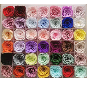 Perle de décoration en rose bleu foncé, 5 cm 6 cm, décor de matériaux, prix d'usine, offre spéciale - Product Image 2
