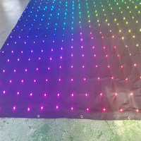 LED Video perde LED Mesh vizyon bez DJ sahne kapalı LED matris ışık ekran asılı zemin açık Led aydınlatma