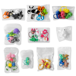 0.4in Silicone rơm bao gồm cap cho Stanley ly dễ thương động vật đại dương chống bụi rơm mũ cho Stanley cup phụ kiện - Product Image 3