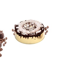 Boîte à biscuits ronde vide en étain doré RTS 6,5/7,8 pouces 168*50mm 198*64mm Boîte en fer blanc alimentaire pour gâteaux et tiramisu Boîte à pâtisserie