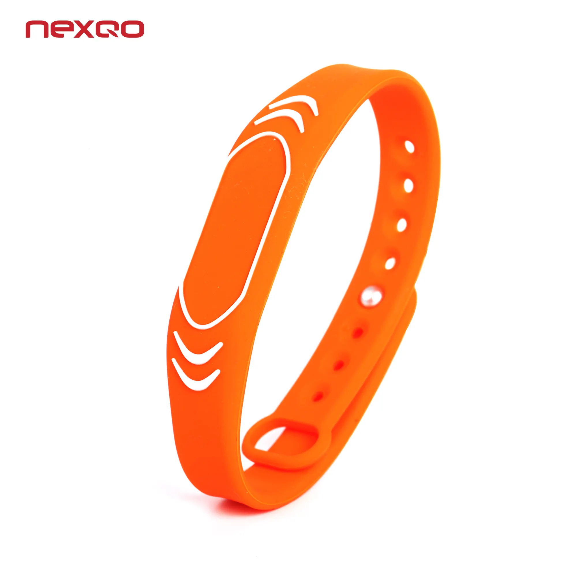 Rfid Silicone Wristband Price RSW01 Factory Price Writable Waterproof Passive NFC Bracelet RFID Silicone Wristband