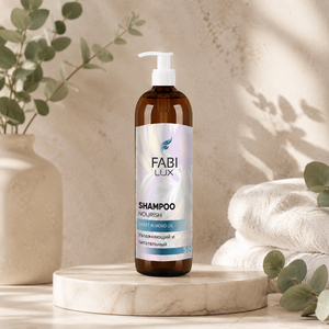 Champú Nutritivo Fabilux 1000 ml con Mentol, Eucalipto y Aceite de Árbol de Té para la Limpieza Diaria del Cabello, Frescura y Control de Sebo, Suministro B2B - Product Image 3