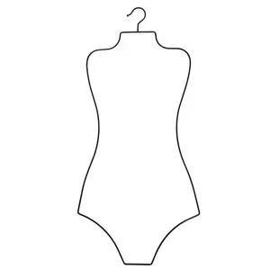 Giá tốt nhất thấp moq bán buôn màu đen kim loại đồ bơi Bikini móc cho hiển thị