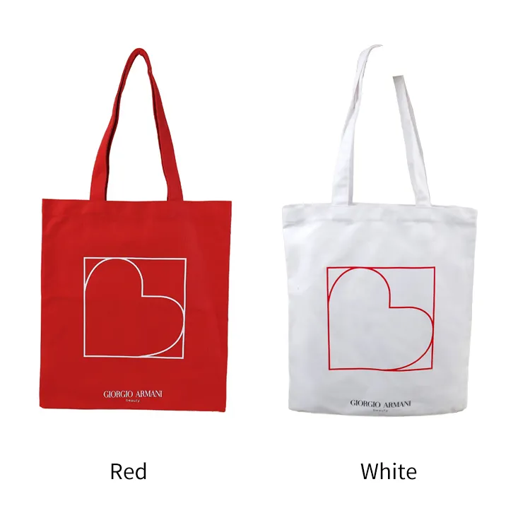 Bolsa de tela de lona con logotipo personalizado, neceseres de maquillaje de lona, bolsa de lona de compras en blanco