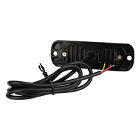 4 LED-Blitzlicht Premium-Blinklichter LKW-Not leuchte Warn blitz Seiten markierung Auto licht 12-24V zweifarbig