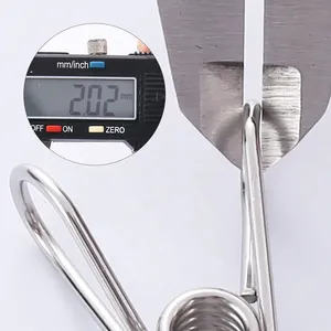 Pinces à linge multi-usages en acier inoxydable 316, anti-rouille, pinces à linge, clips pour sacs de chips, clips métalliques de qualité marine pour bateau, maison - Product Image 3