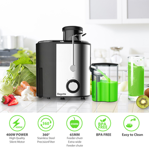 Bagotte Household Centrifugal <b>Juicer</b> 400W 23000 RPM Stainless Steel Citrus Automatic Pulp Ejection Dishwasher Safe Juic - Product Image 5