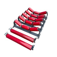 Rouleaux porte-charge en acier au carbone de 89x240 mm pour convoyeur à bande, capacité de charge de 100 kg, résistants au feu, ISO9001