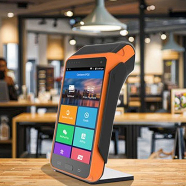 5.5 Inch NFC Mobile Cashless Payment Order Terminal Touch Screen Card Reader POS Machine All in One Pos Terminal