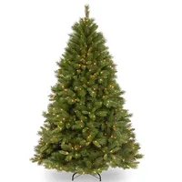 핫 잘 팔리는 인공 크리스마스 Tree Includes Pre-strung 흰 등 및 서