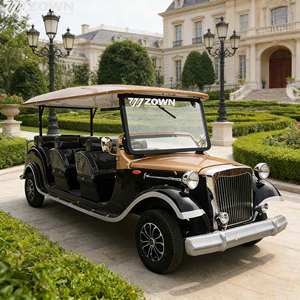 Large Capacity Battery Smooth <b>Running</b> Guest Shuttle For Leisure Park Electric Vintage Classic Car - Product Image 1