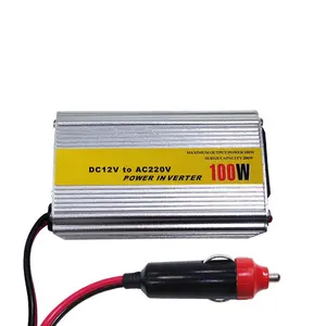 批发高品质DC 12v至AC 220V 100w车载逆变器车载电源逆变器