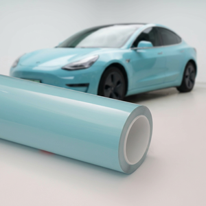 Film de protection de carrosserie de voiture PPF <span class=keywords><strong>bleu</strong></span> changeant de couleur, série Roll Paint, TPU auto-réparant, anti-rayures, anti-UV, garantie 10 ans - Product Image 1