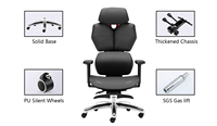 Chaise de bureau ergonomique commerciale en gros, chaise pivotante en maille certifiée BIFMA pour entreprises, hôtels et salles de réunion