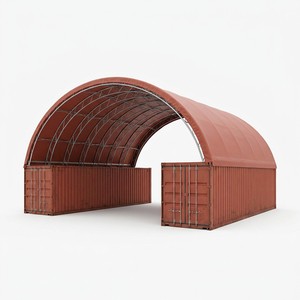Abri de stockage pour 3 voitures, à structure libre, résistant aux charges de neige, galvanisé à chaud, pour <span class=keywords><strong>garage</strong></span> automobile et stockage d'<span class=keywords><strong>urgence</strong></span> - Product Image 5