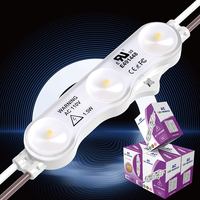 Module LED 2835 12V AC 110V/220V, module SMD 3LED, module d'injection LED, CE Rohs IP67 étanche