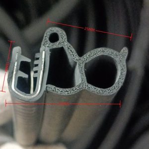 U Kênh Cửa Xe Con Dấu Cao Su Dải Cạnh Trim Với EPDM Bên Bóng Đèn Lớn Nhiệm Vụ Nặng Nề Ô Tô Thời Tiết Tước Cho Xe Ô Tô Xe Tải - Product Image 3