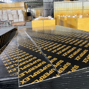 Panneau de <span class=keywords><strong>contreplaqué</strong></span> filmé <span class=keywords><strong>noir</strong></span> E0 au design moderne pour la construction de villas, filmé pour coffrage en <span class=keywords><strong>contreplaqué</strong></span> marin - Product Image 4