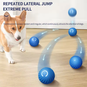 Juguete Interactivo con Luz LED, Carga USB, Automático, para Mascotas, Pelota Eléctrica Inteligente que Salta y Rueda, para Perros y Gatos - Product Image 6