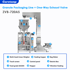 Máquina Empacadora de Arroz Totalmente Automática ZV-640 para Bolsas de 1 kg, 2 kg y 5 kg, Máquina de Empaque Vertical para Arroz, Azúcar y Granos - Product Image 6