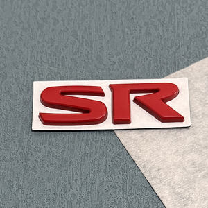 ملصق معدني ثلاثي الأبعاد فاخر SR SV لغطاء محرك السيارة ورفرف السيارة وصندوق السيارة الخلفي لسيارات ألتيما وسنترا توربو - Product Image 4