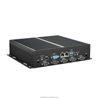 Pada Tel 3317u 3320M Host komputer industri X86 Motherboard Onboard 4th ke-6 ke-7 prosesor DB9 COM * 6 DesKtop tanpa kipas Mini PC