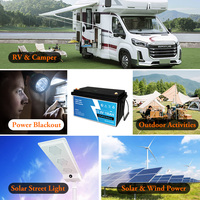 Batterie au lithium 1920Wh pour système solaire domestique d'urgence, cellule rechargeable haute efficacité sans entretien, plus de 6000 cycles