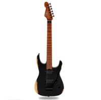 Guitare électrique SBS VS260 avec manche en érable, corps en acier, tremolo Floyd Rose, micros humbucker Alnico II entièrement enroulés, finition polie