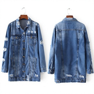 Chaqueta Vaquera Vintage Personalizada para Mujer, Chaqueta Casual de Algodón Premium, Fabricante de Ropa al por Mayor OEM ODM - Product Image 1